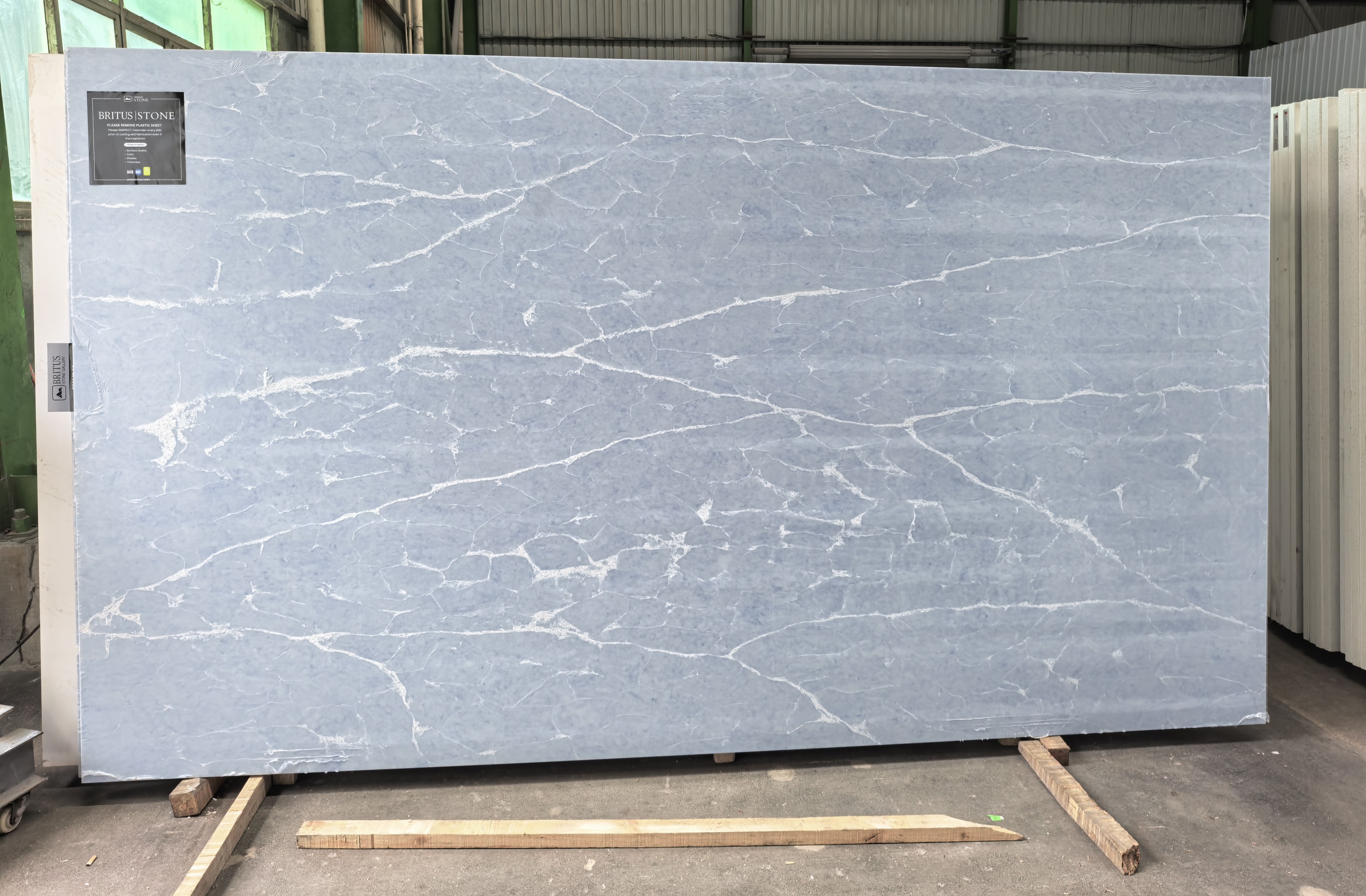 Super Jumbo Bellagio Blue Quartz